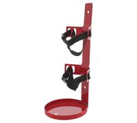 Cabilock Fire Extinguisher Wall Mount Bracket Iron Holder 2-4Kg with Strap for Industrial Vehicle Home 36X14.2X14.2Cm
