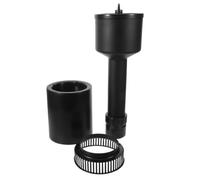 Cabilock Fish Tank Surface Skimmer for Freshwater Aquariums 8000-16000l/h | Plastic Build, Black Finish, 40㎡ Tank Support, 75mm PVC Tube Fit, Debris and Oil Film Collection