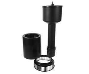 Cabilock Fish Tank Surface Skimmer for Freshwater Aquariums 8000-16000l/h | Plastic Build, Black Finish, 40㎡ Tank Support, 75mm PVC Tube Fit, Debris and Oil Film Collection