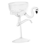 Cabilock Flamingo Cocktail Goblet Glass Unique Decorative Cup for Parties Weddings Elegant Design for Wine Cold Drinks Versatile Tableware for Home Bar Decor