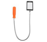 Cabilock Flexible LED Inspection Mirror for Mechanics Stainless Steel Angle Reflective Tool for Automotive Repairs and Maintenance with Ergonomic Handle and Rotating Head