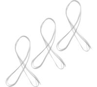 Cabilock Flexible White Plastic Fiber Nail Extension Fibers for Natural Effect and Supple Nails Suitable for Personal DIY 3 Bags for Adjustable Length and Shape