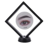 Cabilock Floating Eyebrow Shape Card Display Case Transparent Cosmetic Jewelry Frame for Makeup Storage Salon Use Confidence Booster and Marketing Advantage
