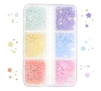 Cabilock Flower Pearl Nail Charms Floral Nail Decor Unique DIY Manicure Accessories