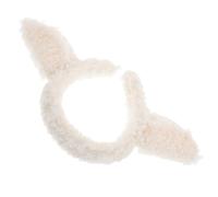 Cabilock Fluffy Plush Lamb Ear Headband Cute Cartoon Animal Ears Hairband for Cosplay Performance Soft Sheep Headpiece Accessory