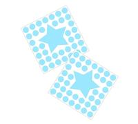 Cabilock Fluorescent Stickers 2 Pack Dots Star Shape Glow in Dark Wall Decals Self-Adhesive for Decorate Home