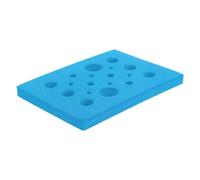 Cabilock Foam Centrifuge Tube Rack Washable Test Tube Holder for Chemistry Lab Water Bath Floating Stand Reusable Organiser Blue