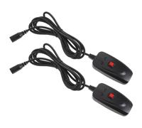 Cabilock Fog Machine with 3-pin Signal Interface Wired Remote Controller 2pcs Universal Fit Plastic Design, Remote Activation for Smoke Machines for Stage Lighting Effects and Concerts