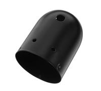 Cabilock Foldable Black Metal Lampshade Replacement for Wall Light Accessories Hollow Lamp Tube Design for Modern Floor Lamps Easy Assembly and Focused Illumination in Office Bedroom Study