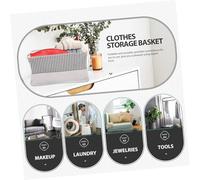 Cabilock Foldable Laundry Basket with Reinforced Handles Large Fabric Storage Bin for Clothes Blankets Quilts Home Organization