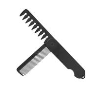 Cabilock Folding Oil Comb for Men Portable and Compact Wide Teeth for Beard and Mustache Styling for Travel