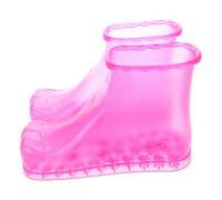 Cabilock Foot Soaking Bath Basin with Magnetic Massage Foot Soaker Tub Pink Small Size 16.5cm for Home Use