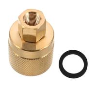 Cabilock Forklift Propane Tank Adapter Female with Gasket Quick Connect Fitting Metal Replacement Connector Compatible with Rego Ref for Manufacturing Logistics Warehousing