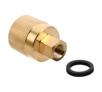 Cabilock Forklift Propane Tank Female Adapter with Gasket Quick Connect Coupler Replacement Compatible with Rego Ref Leakproof Valve for Efficient Industrial Logistics and Warehouse Use
