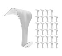 Cabilock Frame Hangers Heavy Duty Picture Rail Hooks 30pcs for Pictures and Art Work Display kit Art Gallery zinc Alloy Rust Resistance Easy to Install