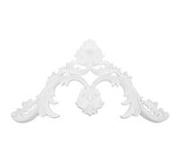 Cabilock French Style Pu Ceiling Corner Molding with Floral Pattern Lightweight Decorative Wall Applique Trim for DIY Installation Stone-Look Border for Elegant Interior Decor