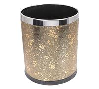 Cabilock Garbage Open Small Round Toilet Modern Rose X Ktv European .x.cm Home Little Recycle Pen for Household Style Layer Decorative Rubbish Uncovered Office Kitchen,