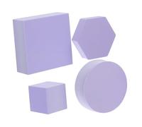 Cabilock Geometric Foam Prop Set for Product Photography, Small Lavender Photo Backdrop with Easy Cleaning Feature and Versatile Combinations, for Jewelry and Cosmetics Decorative Display