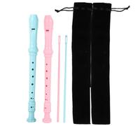 Cabilock German Fingering Recorder for Beginner Soprano Instruments in Sakura Polished Surface Lightweight with Carry Bag for Easy Music Learning and Practice