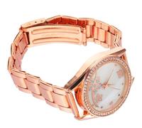 Cabilock Girl Wrist Watch Flower Design Alloy Glass Breathable Strap Precise Time Keeping, Nursing and Teaching