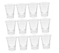 Cabilock Glass Communion Cups Set Designed to Match Standard Trays 12pcs with Enhanced Sense of Ceremony Elegant and Safe for Religious Ceremonies, Parties, and Banquets