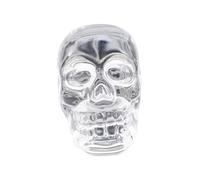 Cabilock Glass Skull Head Cabinet Knob Handle for Kitchen and Bedroom Drawers, Easy to Install with Sturdy Glass Material and Elegant Vintage Design, Replacement Furniture Handle