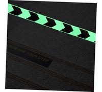 Cabilock Glow Dark Arrow Tape Strong Adhesive Directional Marking Tape for Safety Warning and DIY Craft Projects PVC for Indoor Outdoor Use