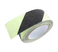 Cabilock Glow Dark Non Slip Tape Self Luminous Frosted Safety Tape with Reflective Warning Stripes for Stairs and Outdoor Guiding High Visibility Slip Floor Strip