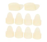 Cabilock Glow-in-the-dark Guitar Thumb Picks and Finger Protectors 2 Sets Guitar Fingerpicks for Acoustic and Electric Practice Fingertip Guards for Night Performance