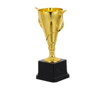 Cabilock Gold Plastic Student Sports Trophy with Base for School Sports Day, Participation and Academic Team Awards, Classroom Reward Cup for Boys