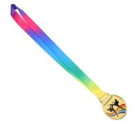 Cabilock Gold Taekwondo Victory Medal with Ribbon Place Sports Prize for Taekwondo Competitions Training Camps School Events Championship Award for Martial Arts Excellence