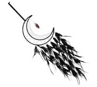 Cabilock Gothic Dream Catcher Pendant Indoor Wall Decor Halloween Ornament for Hanging Multi Functional Gothic Plume Dreamcatcher Home Office Party
