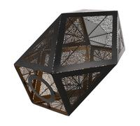 Cabilock Gothic Spider Web Lamp Shade Hollow Metal Cover with Precision Cut Design Enhanced Cooling and Heat Dissipation Easy Installation for Indoor and Outdoor Table Lighting Fixtures