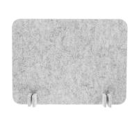 Cabilock Grey Felt Desk Divider Acoustic Privacy Panel for Office and Student Desks Noise Reducing Partition for Focus and Visual Distraction Control Felt Screen for Classroom and