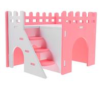 Cabilock Guinea Pig Hideout House Hamster House Cozy Multi-chamber Hideout Easy Cleaning Pvc Material Spacious Interior Suitable for Summer and Winter Hedgehog Rabbit Small Animals