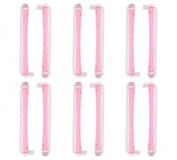 Cabilock Hair Curlers Perm Rods Set 12Pcs Lightweight Portable Hair Rollers for Home Travel Use Women Styling Tools