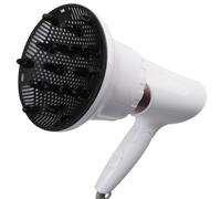 Cabilock Hair Dryer Diffuser Attachment White Plastic and Rubber Nozzle with Even Air Dispersion and Frizz Reduction Styling Tool for Curly and Straight Hair for Natural