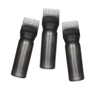 Cabilock Hair Oil Applicator Bottles Sturdy Portable Pp Material 3 Pcs 160ml Capacity Each with Graduated Scale Root Applicator Elegant Simple Design for Hair Dyeing and Salon Use