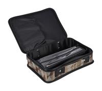 Cabilock Hairdressing Tool Organizer Bag with Scissor Holder, Multifunctional Barber Storage Handbag for Salon and Travel, Portable Haircut Tools Case