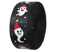 Cabilock Halloween Bow Making Ribbon in Polyester Material, Unique Design and Exquisitely Packaged for DIY Bow Making and Home Decor, Adds Festive Atmosphere with Versatile Decoration