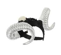Cabilock Halloween Headband Gothic Demon Horn Hair Band Lightweight Comfortable Plastic and Cloth Material for DIY and Taking Photos