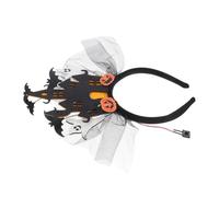 Cabilock Halloween Light Up Headband Castle Ghost Design Hair Hoop for Costumes Parties Festive Glowing Accessory for Halloween Cosplay Themed Events