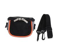 Cabilock Hamster Backpack Carrier Adjustable Shoulder Straps Breathable Oxford Cloth Small Animal Travel Bag with Multiple Internal Compartments Black for Outdoor Adventures