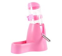 Cabilock Hamster Water Bottle Small Pet Plastic Water Dispenser with Bracket 80ml Capacity Convenient Practical Feeder for Pet Feeding When You Are Not at Home