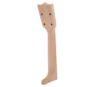 Cabilock Hand-carved Wooden Ukulele Neck Part Classical Style Finger Plate for DIY Replacement and Homemade Ukulele Building Natural Texture with Smooth Surface