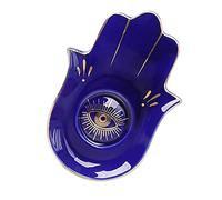 Cabilock Hand Trinket Dish Jewelry Dish Trinket Dish Ring Dish Evil Eye Hand of Trinket Plate Ceramic Trinket Plate