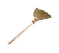 Cabilock Handcrafted Vietnamese Corn Broom with Long Wooden Handle Soft Bristle Sweeping Broom for Indoor Use in Living Rooms Kitchens Bedrooms Natural Whisk for Efficient Dust and Debris