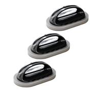 Cabilock Handle Emery Scrub Sponges for Kitchen Pot Scrubber Set Sponge 3pcs Brown Multi-Purpose Cleaning Tool in Efficient Dirt Removal Household Kitchens