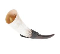 Cabilock Handmade Horn Cup Ox Horn Mug for Decor Large Capacity Drinking Mug Unique Artwork Decor for Wine Beer Cosplay Photo Props