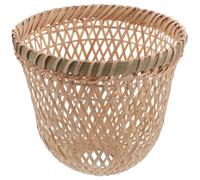 Cabilock Handwoven Bamboo Lampshade Pendant Light Cover, Natural Woven Bamboo Lamp Shade for Ceiling and Table Lamps, Handcrafted Birdcage Style Light Shade for Home and Hotel Decor